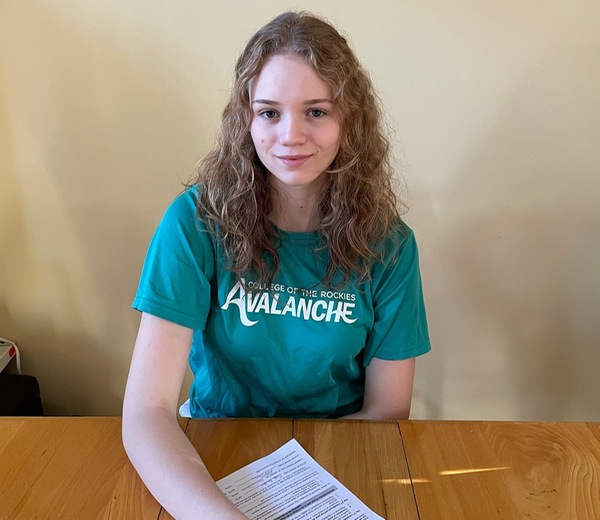 College of the Rockies Avalanche Sign Multi-Sport Athlete